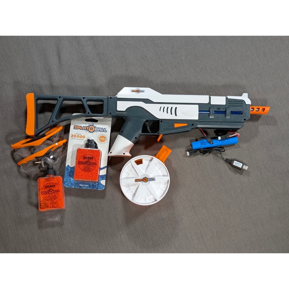 Splat r Ball Set SFB1200 Gel Blaster Toy Gun Battery Charger Gel Balls